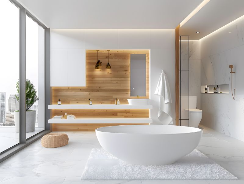 Custom-Shaped Bathtub